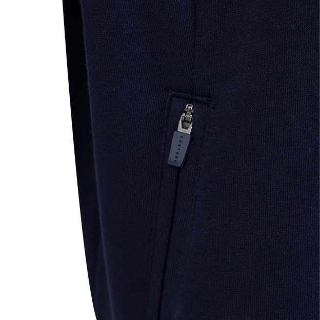 Harlequins Mens Off Pitch Hoodie 26/27 Navy - Pocket Detail