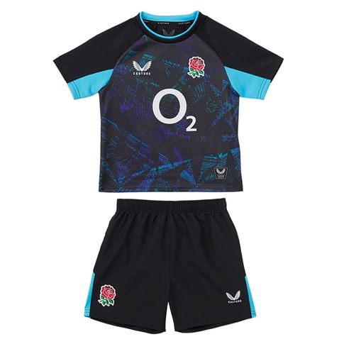 England Infants Away Kit 25/26 Black - Front England Infants Away Kit 25/26 Black - Front