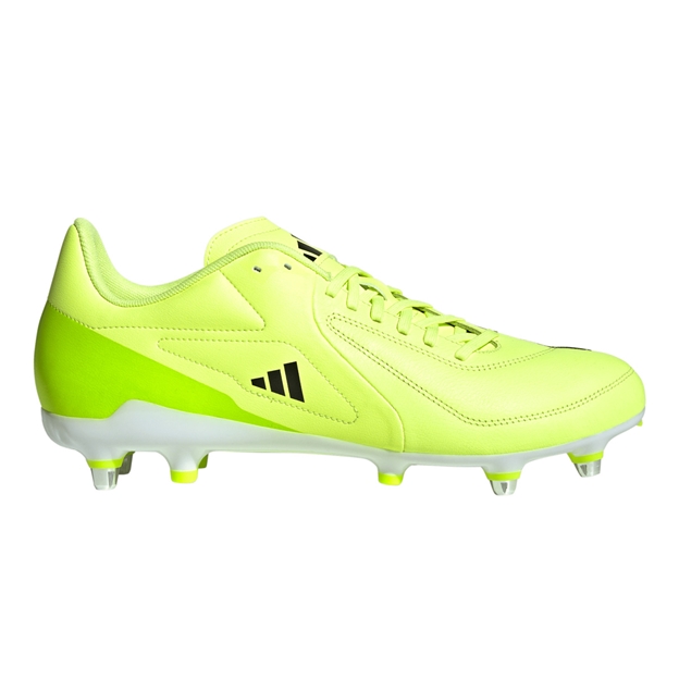 adidas Adults RS15 Elite Soft Ground Rugby Boots Yellow - Outstep