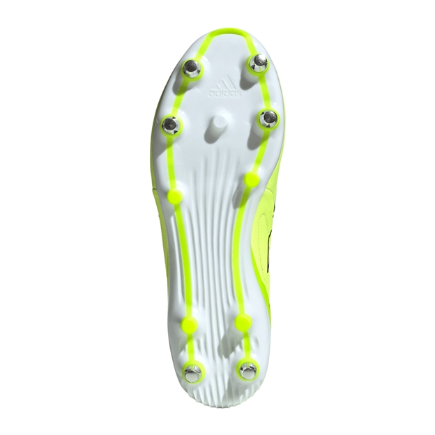 adidas Adults RS15 Elite Soft Ground Rugby Boots Yellow - Soleplate