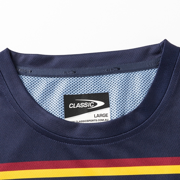 Highlanders Mens Training T-Shirt 26/27 Multi - Neck Close-up