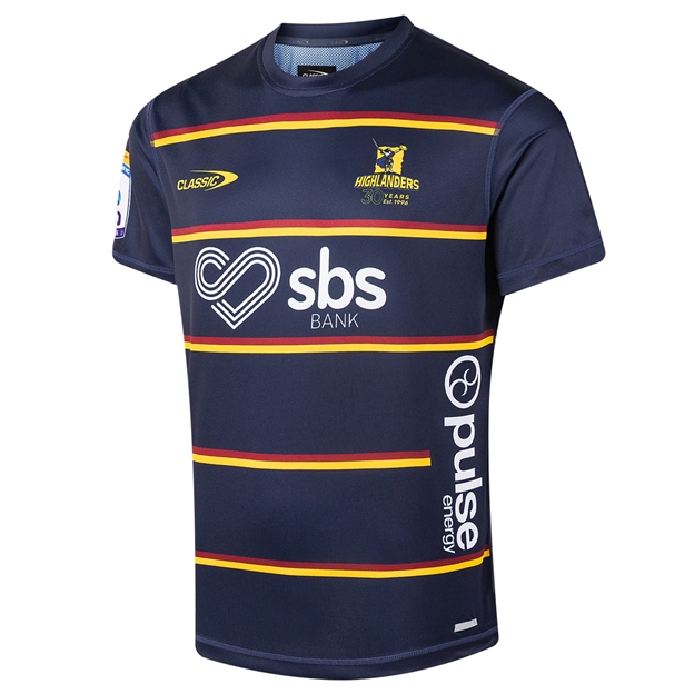 Highlanders Mens Training T-Shirt 26/27 Multi - Side View
