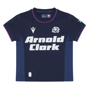 Scotland Infant Home Rugby Shirt 25/26 Navy - Front