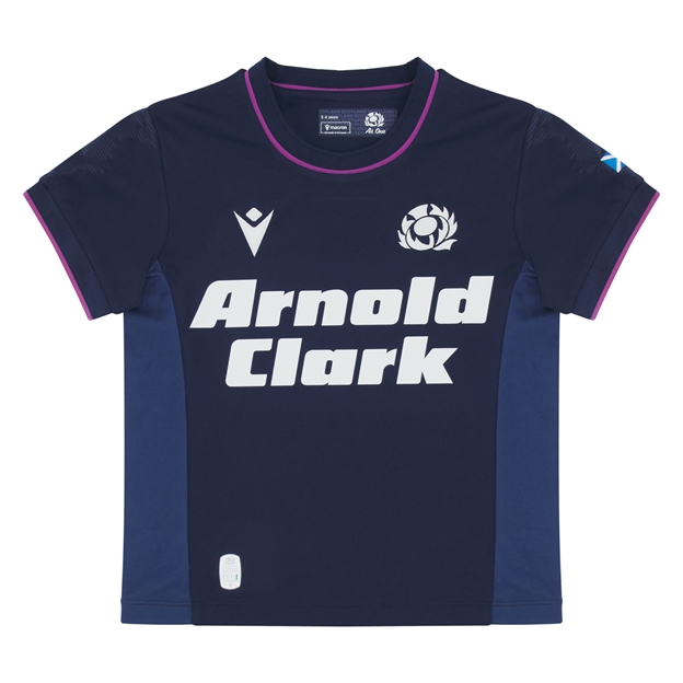 Scotland Infant Home Rugby Shirt 25/26 Navy - Front
