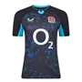 England Womens Away Rugby Shirt 25/26 Black - Front 