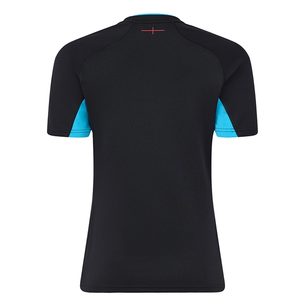 England Womens Away Rugby Shirt 25/26 Black - Back