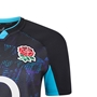 England Womens Away Rugby Shirt 25/26 Black - RFU Rose 