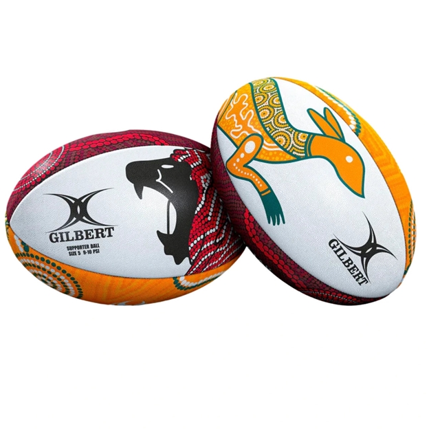 Gilbert British & Irish Lions Supporters Rugby Ball - Pair