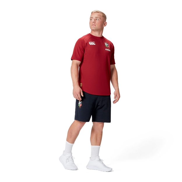 British and Irish Lions Mens Everest Shorts- Navy - Model Full