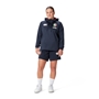 British and Irish Lions Womens 1/4 Zip Hoody - Navy - Model Front Full 