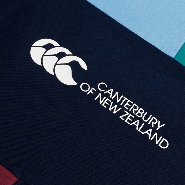 Canterbury Kids Harlequin T-Shirt Multi Colour - CCC Logo