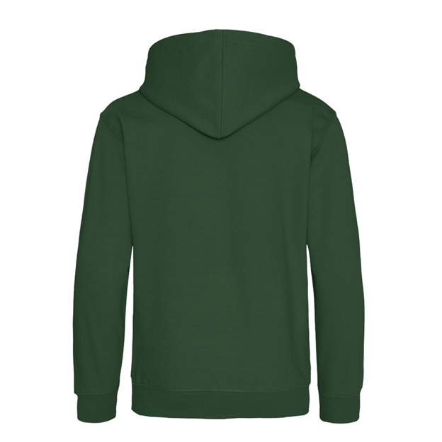 Ireland Mens Classic Hoodie Bottle Green - Back View