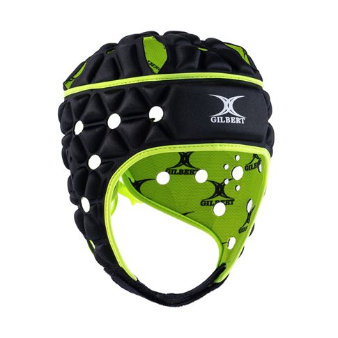 Gilbert Air Headguard Black - Front Gilbert Air Headguard Black - Front