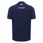 Scotland Mens Training Poly Shirt - Navy - Short Sleeve - 2025 - Back 