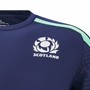 Scotland Mens Training Poly Shirt - Navy - Short Sleeve - 2025 - Badge 