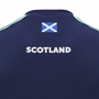 Scotland Mens Training Poly Shirt - Navy - Short Sleeve - 2025 - Back Close Up 