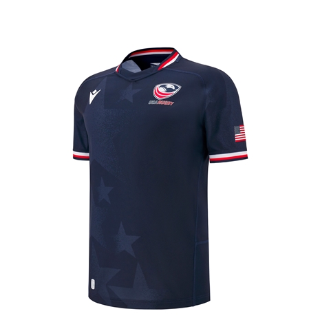 USA Junior Home Rugby Shirt Short Sleeve 25/26 - Front