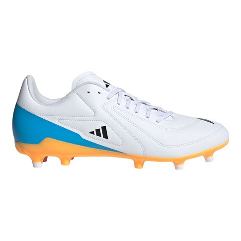 adidas Adults RS-15 Firm Ground Rugby Boots White - Outstep View