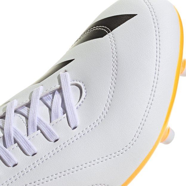 adidas Adults RS-15 Firm Ground Rugby Boots White - Toe Close-up