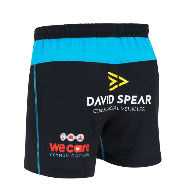 Cardiff Kids Home Rugby Shorts 25/26 Black - Back