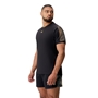 Canterbury Mens Tempo Drill Top Black Back - Model Side View 