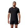 Canterbury Mens Tempo Drill Top Black Back - Model Front View 