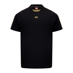 Canterbury Mens Tempo Drill Top Black - Front View