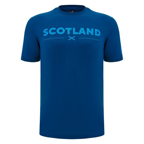 Scotland Mens Cotton T-Shirt - Navy Blue - 2025 - Front Scotland Mens Cotton T-Shirt - Navy Blue - 2025 - Front