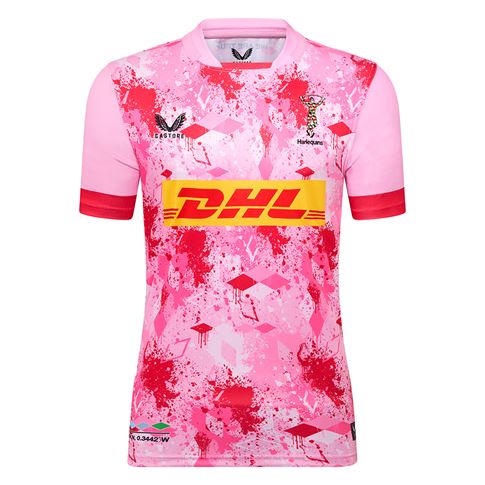 Harlequins Mens Alternate Rugby Shirt 25/26 - Front Harlequins Mens Alternate Rugby Shirt 25/26 - Front