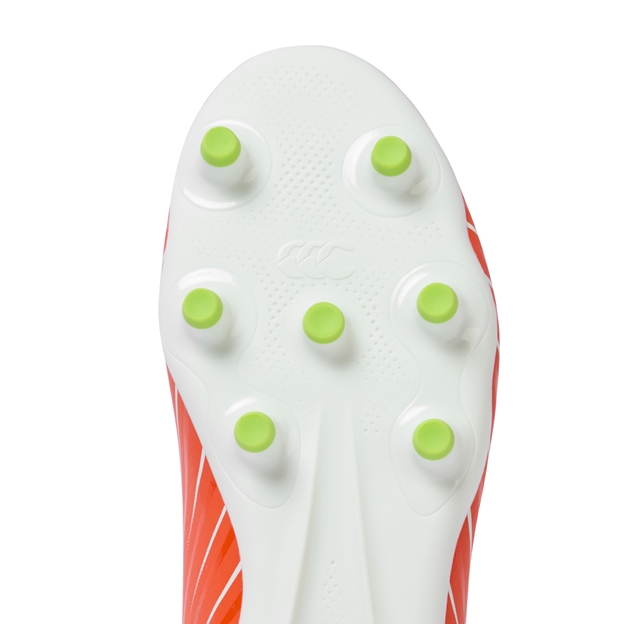 Canterbury Adults Speed Falcon Team Firm Ground Rugby Boots Orange - Forefoot