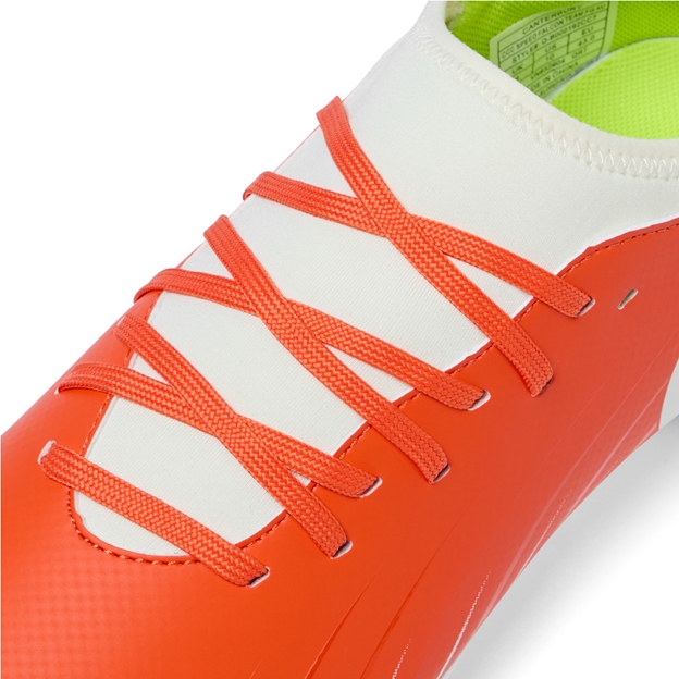 Canterbury Adults Speed Falcon Team Firm Ground Rugby Boots Orange - Lacing