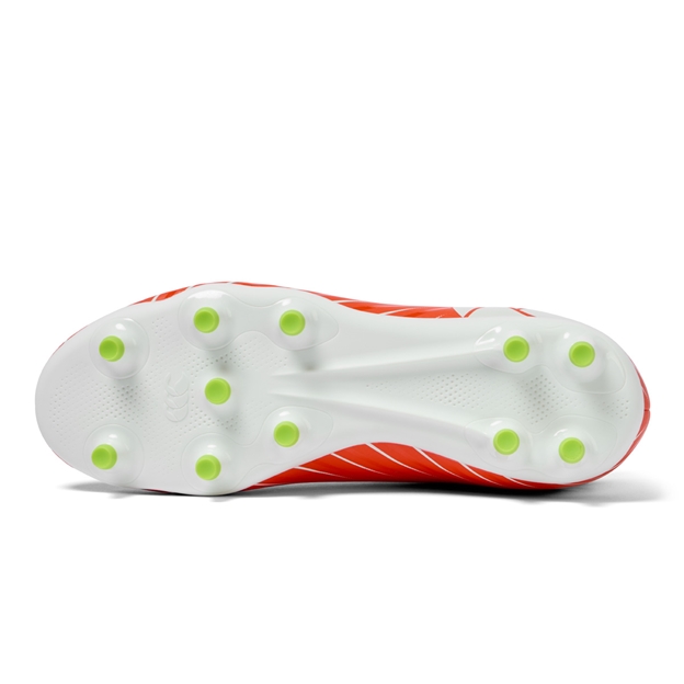 Canterbury Adults Speed Falcon Team Firm Ground Rugby Boots Orange - Soleplate