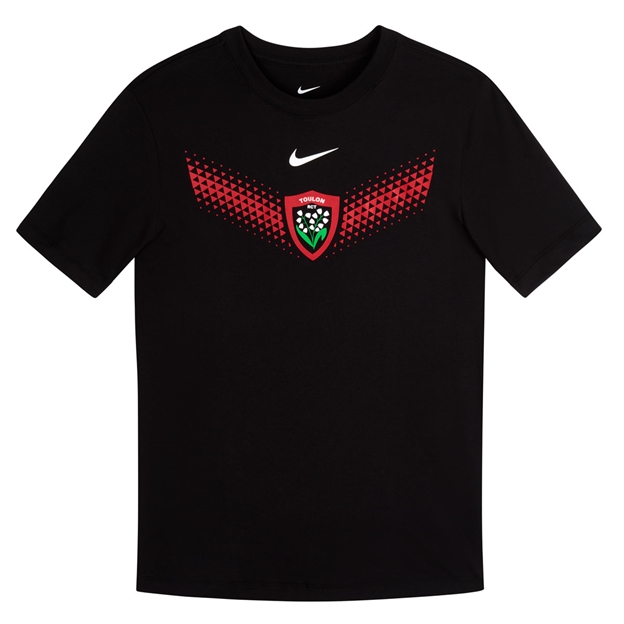 RC Toulon Mens Graphic T-Shirt 25/26 Black - Flat