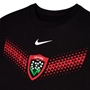 RC Toulon Mens Graphic T-Shirt 25/26 Black - Close-up 