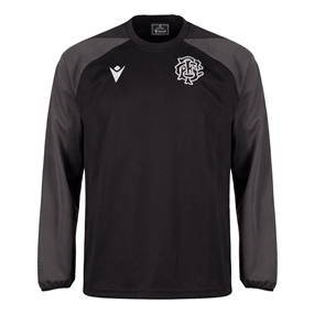 Barbarians Mens Contact Training Top 26/27 Black - Front View