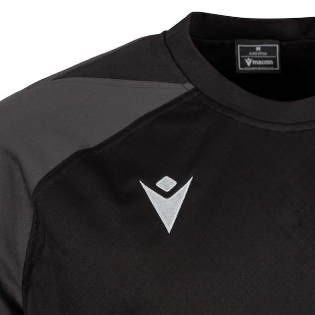 Barbarians Mens Contact Training Top 26/27 Black - Macron Logo