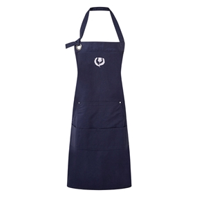 Scotland Cotton Apron Navy - Front