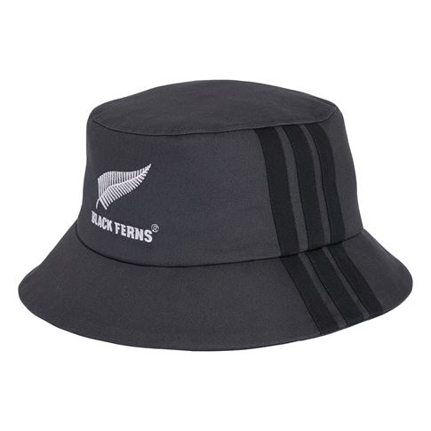 Black Ferns Adults 'Greatest Rivalry' Bucket Hat 26/27 Carbon - Front View