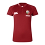 British and Irish Lions Womens Polo Red - Front 