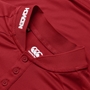 British and Irish Lions Womens Polo Red - collar detail 