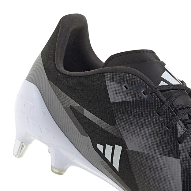 adidas Adults RS15 Ultimate Soft Ground Rugby Boots Black - Heel