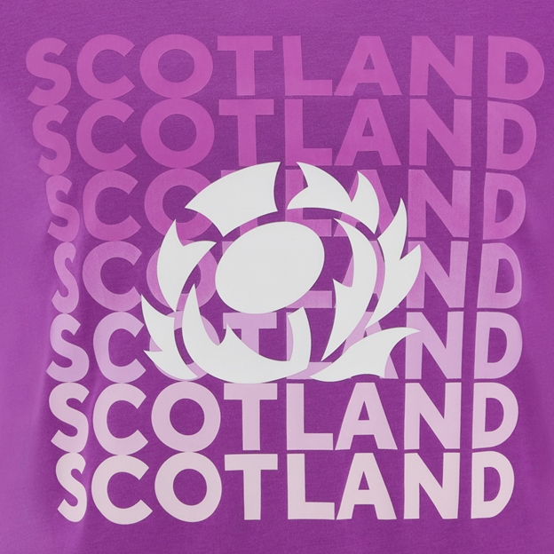 Scotland Kids Limited Edition Calcutta Cup Since 1879 Leisure T-Shirt 25/26 Purple - Graphic