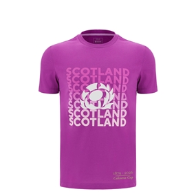 Scotland Kids Limited Edition Calcutta Cup Since 1879 Leisure T-Shirt 25/26 Purple - Front
