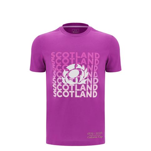 Scotland Kids Limited Edition Calcutta Cup Since 1879 Leisure T-Shirt 25/26 Purple - Front