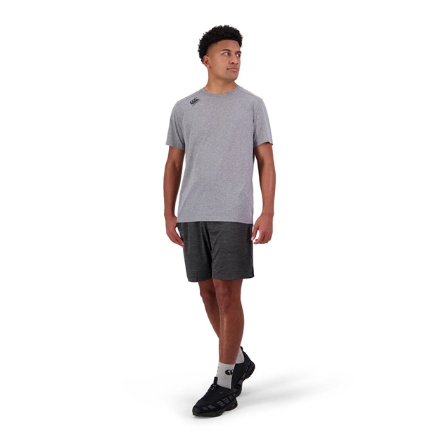 Canterbury Mens Vapodri Short Sleeve Tempo T-Shirt - Static Marl