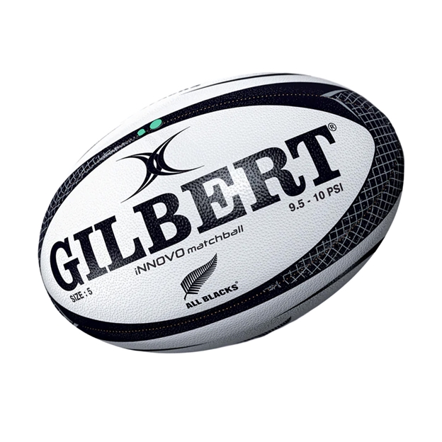 Gilbert All Blacks Innovo Match Rugby Ball - Back View