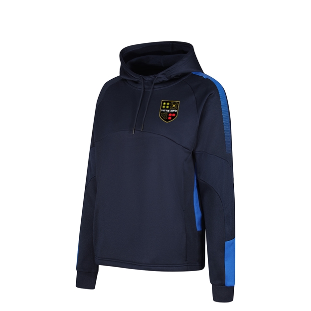 Yate Rugby Club Kids Edge Pro Tech Poly Hoodie - Navy/Royal