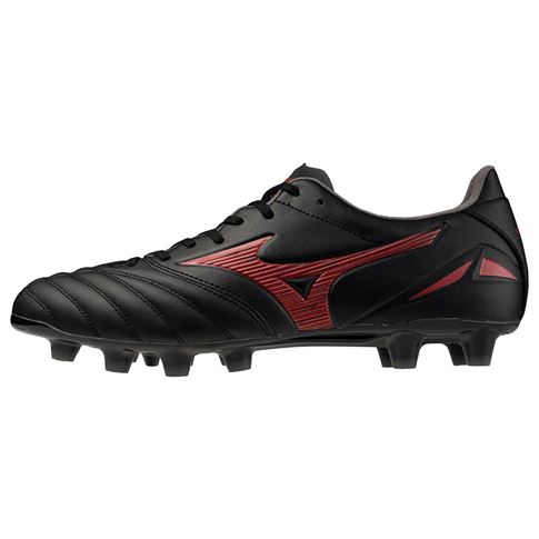 Mizuno Adults Morelia Neo IV Pro FG Rugby Boots Black/Red - Outstep