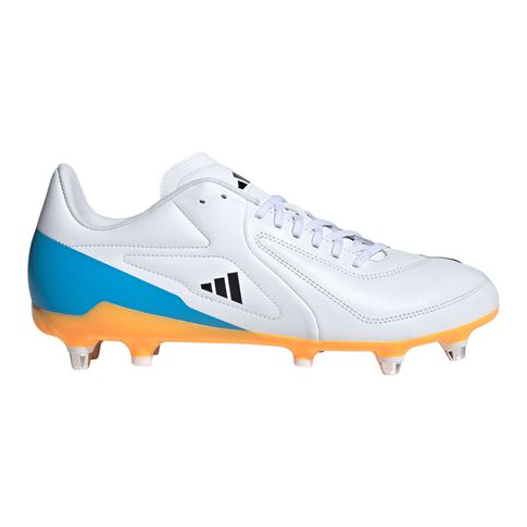 adidas Adults RS-15 Elite Soft Ground Rugby Boots White - Outstep View