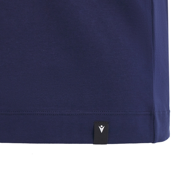 Scotland Junior Travel Cotton T-Shirt - Navy - 2025 - Hem